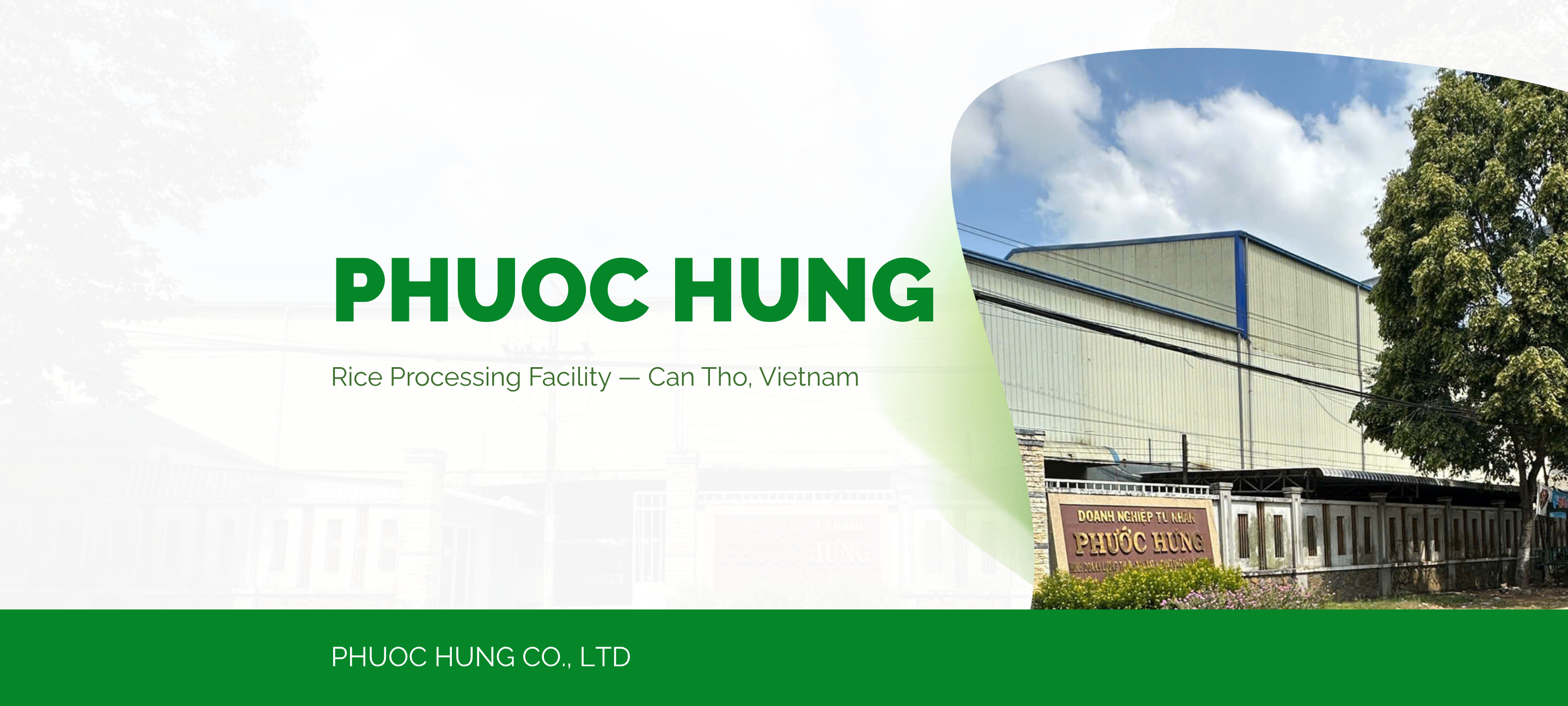 Phuoc Hung rice processing facility — Can Tho, Vietnam