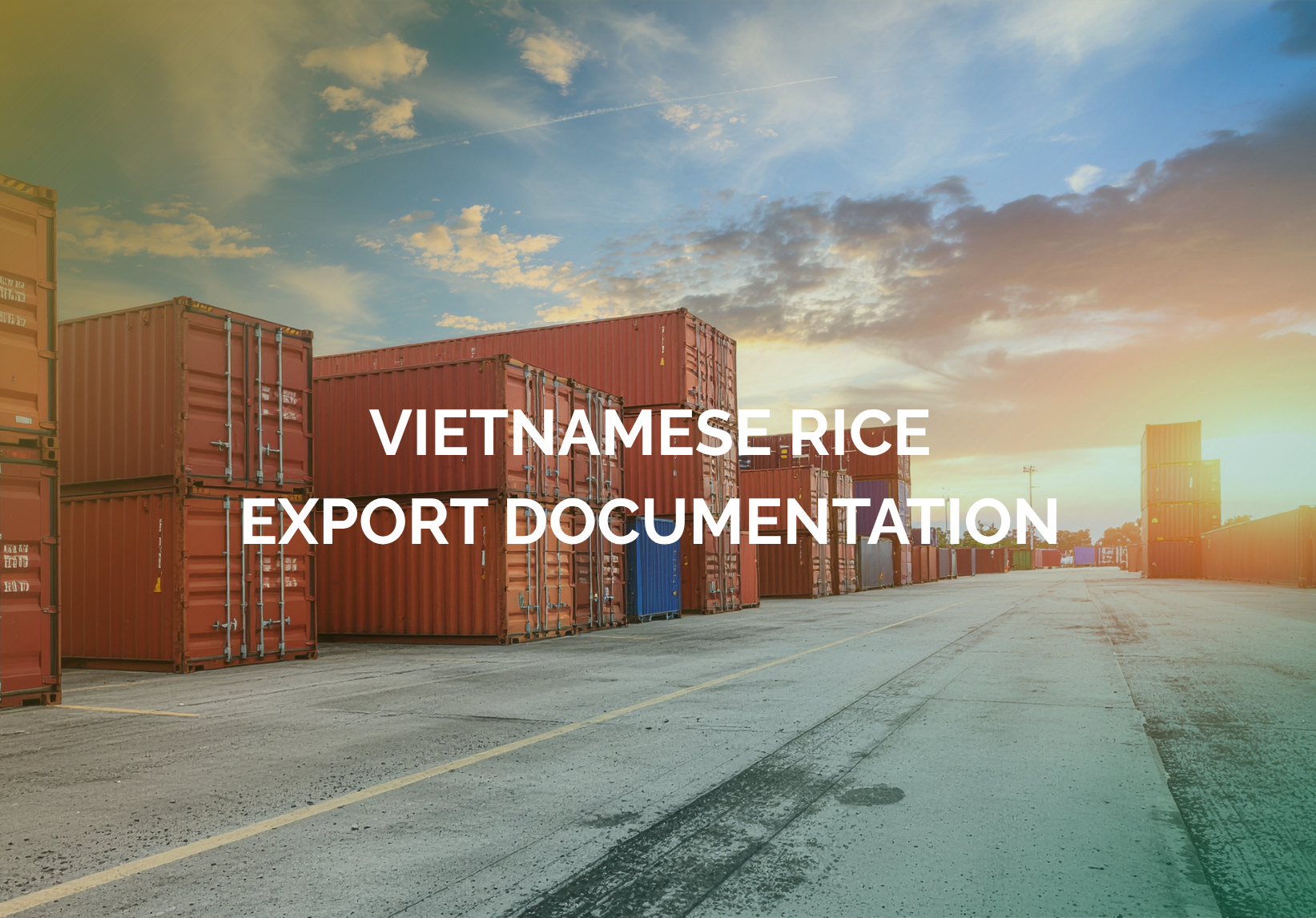 Vietnamese rice export documentation — full compliance for EU and Australia